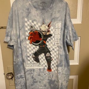 BRAND NEW Mens My Hero Academia Katsuki Bakugo Short Sleeve Tee‼️